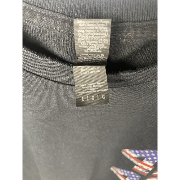 Jesus Is My Savior Trump Is My President 45 47 Patriotic USA Flag T-Shirt L - Picture 3 of 6